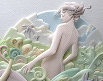 Paradise. Paper Sculpture