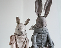 squirrel Joline and rabbit Åke