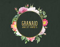 Granaio - Drink List - Winter '19