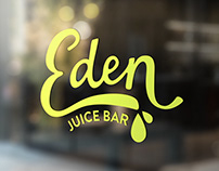 Eden Juice Bar Branding
