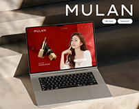 MULAN Cosmetic e-commerce website design