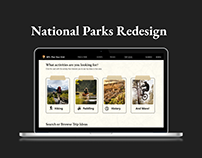 National Parks UX/UI Redesign