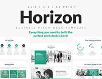 Horizon Business Pitch Deck Powerpoint Template