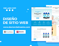 Diseño de sitio web CBD Mexico