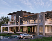 contemporary exterior villa