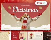 Snow • Free Christmas Presentation Powerpoint Template