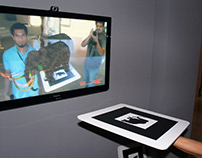 Interactive AR exhibit for MUSAN (2012)
