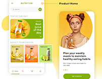 Nutrition App UI Concept