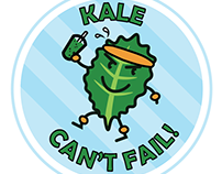 Kale Can't Fail! T-Shirt Design