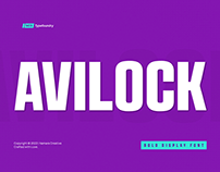 Avilock All Caps Display Font