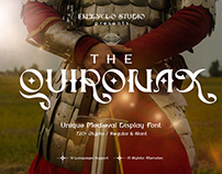THE QUIRONAX | Unique Medieval Display Font