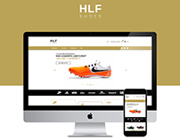 HLF Shoes webshop concept