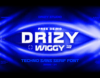 Drizy Wiggy – Techno Sans Serif Font - FREE Font