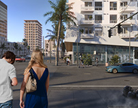 Broadway Block complex in Downtown Long Beach rendering