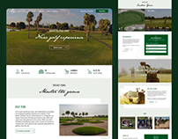 Golf Course Page Design | UI