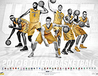 2017-18 Toledo Men's Basketball Poster