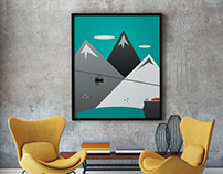Illustration | Orbridge Catalog - Glacier National Park