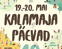 Poster & visuals for Kalamaja Päevad