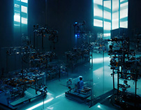 Inside a semiconductor R&D facility