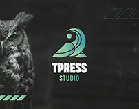 Logo Design TPRESS STUDIO