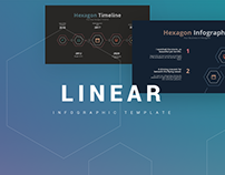 Free - Linear Infographic Template