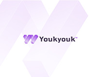 Blockchain logo , 3d logo, YY logo
