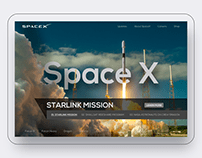 Space X Landing Page Redesign
