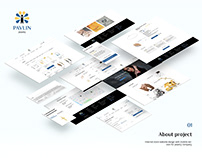 E-commerce website design for jewelry company