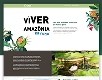 Landing Page para a Campanha Viver Amazônia