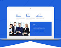 Finance Landing page Template