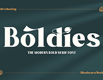 FREE | Boldies - Modern Bold Serif Font