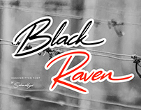 Black Raven Handwritten Font