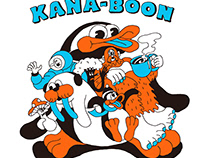 Band tee of KANA-BOON