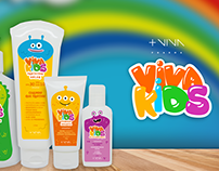 Rótulos +VIVA Pharma Kids | Dama Branding