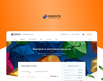 Credite - website redesign