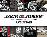 JACK&JONES- SKULL GRAPHIC TEES