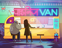Chinese Van - Instagram Animation for BlueAnt