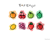 Cute Fruit Emojiez❤