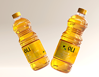 Oli – sunflower oil packaging and logo design