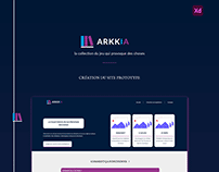 Full project | Arkkia | Website conception