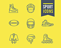 100 Sports Icons / Blc Studio