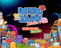 Retro Game Sticker Pack Vol.3