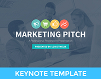 Marketing Slide Pitch Deck Keynote Template