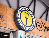 Northern Soul Grilled Cheese Branding