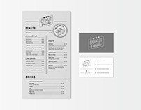 Menu, Business Card, Other for Donut Parade