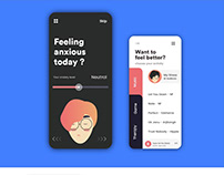Anxiety app Ui UX Design