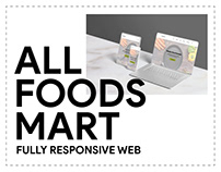 ALL FOODS MART · RESPONSIVE WEB · SCHOOL PROJECT