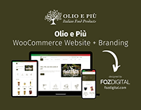 Olio E Più - WooCommerce E-Commerce Website + Branding