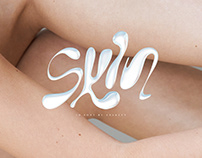 Aline Skin | An experimental 3D font