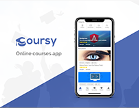 Coursy Mobile app design - UI